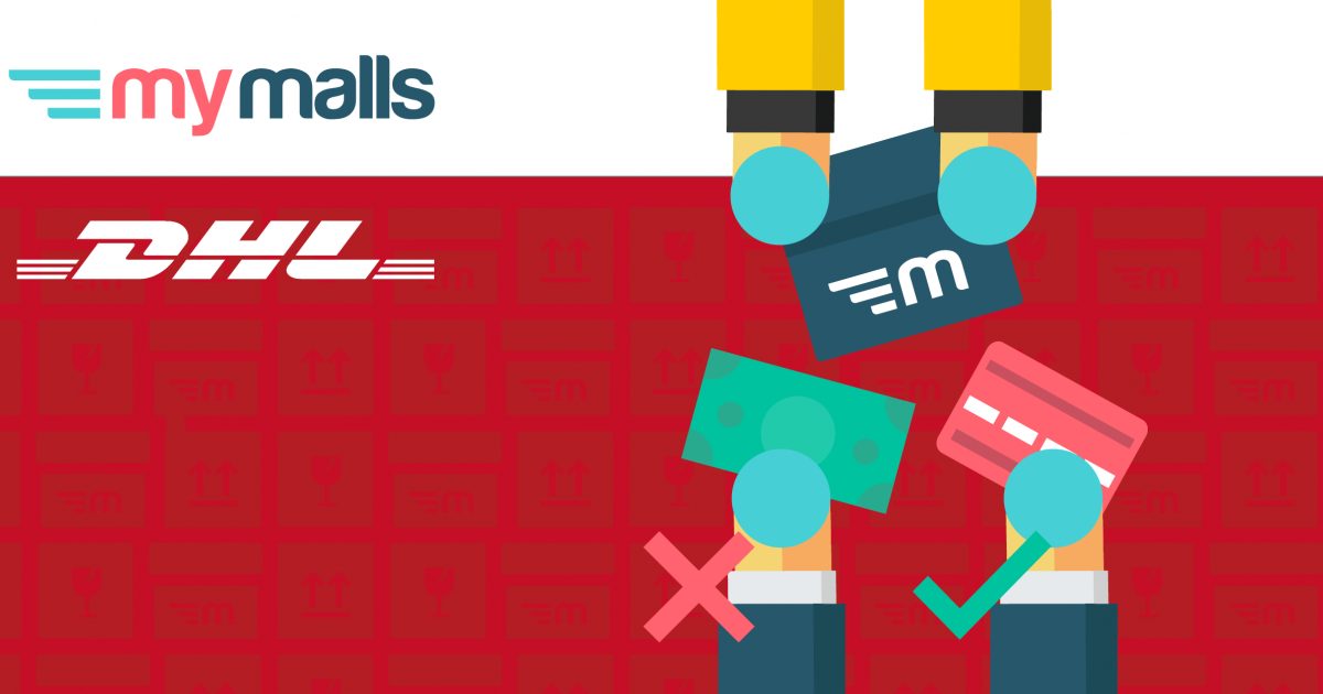 MyMalls Haiti DHL is going Cashless